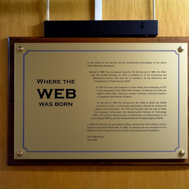 WHERE THE WEB WAS BORN