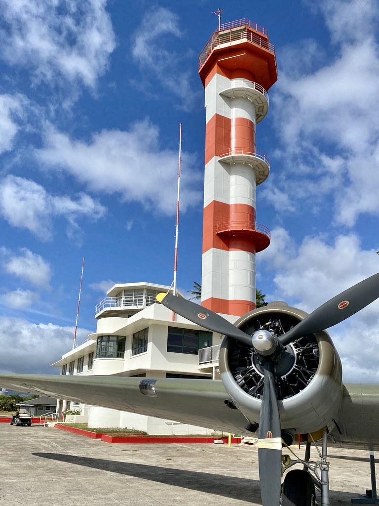 Ford Island Control Tower and Ford Island Operations Building, Ford Island, Pearl Harbor, Honolulu, HI