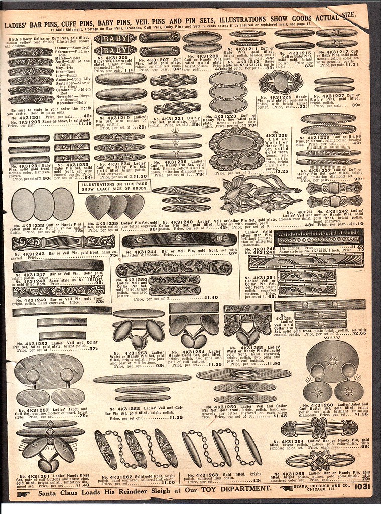 A Vintage Sears Catalog Jewelry Page! - Free to use!